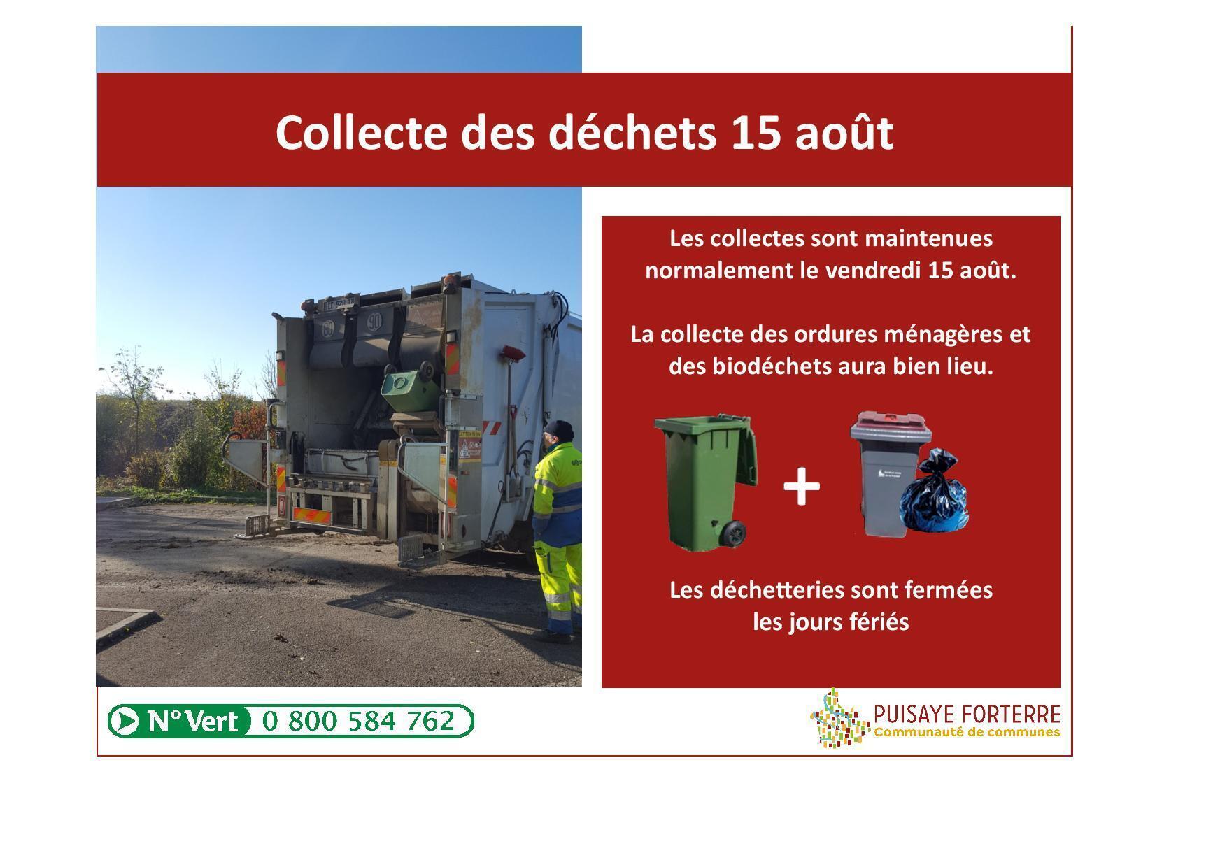 Collecte 15/08/2025