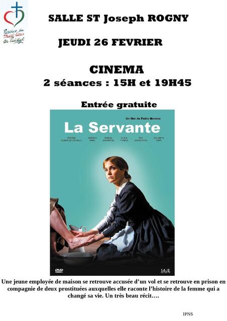 Cinéma La Servante 26 02 2026