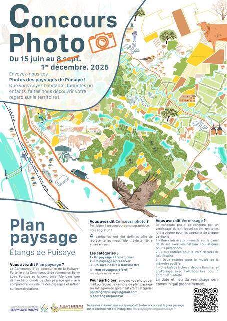 Concours Photo Plan paysage des étangs de Puisaye