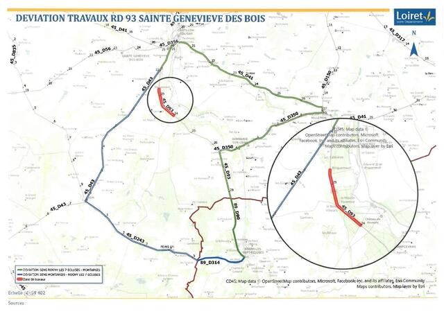 Déviation RD93 29 09 2025