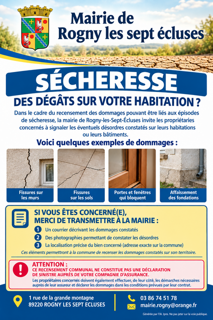 Dommages sécheresse 09 2026