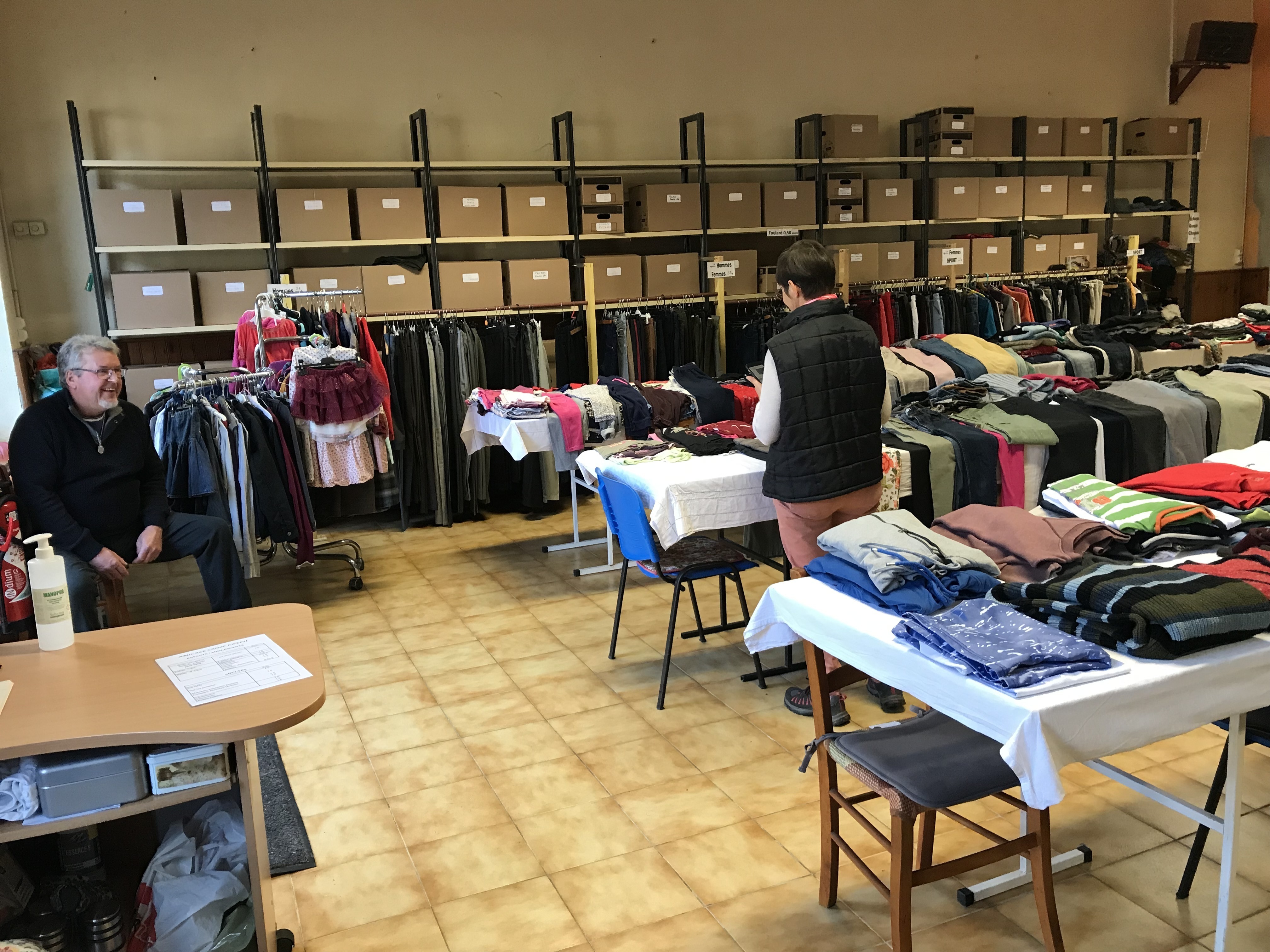 Vente de vêtements Amicale 2023